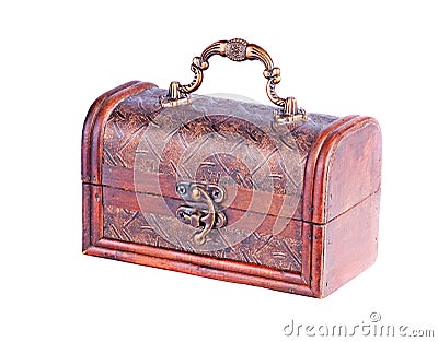 Royalty Free Stock Photos: Wooden treasure chest