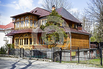 Wooden Villa built in 1908 in Zakopane