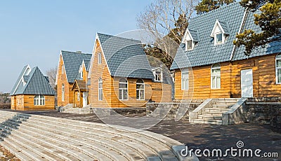 Wooden villa