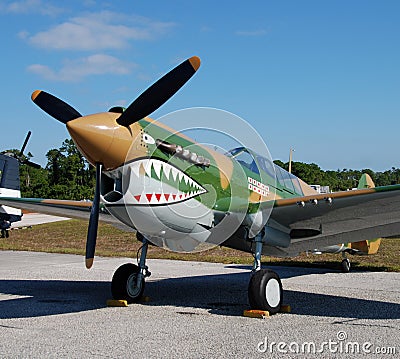 World War II era fightrer plane
