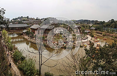 Wufu town in chengdu,china