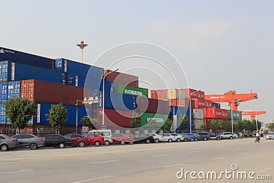 Xiamen container terminal, china