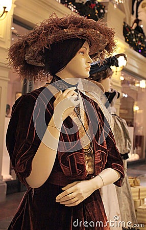 XIXth century fashion mannequin