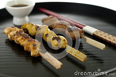 Yakitori, Japanese cuisine.