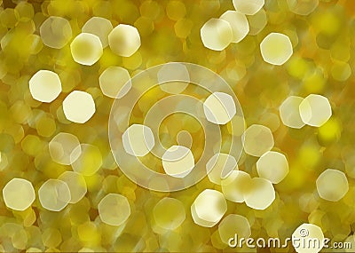Yellow circles abstract background