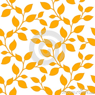 Yellow floral pattern.
