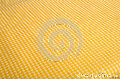 Yellow Gingham Background