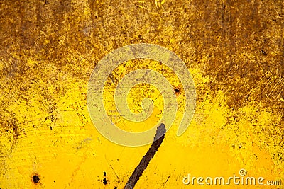 Yellow Gold Rusty Brown Background Texture