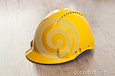 Yellow hard hat