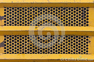 Yellow Metal Grill Texture