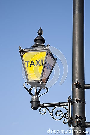 Yellow Taxi Sign