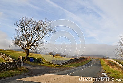 Yorkshire dales road England