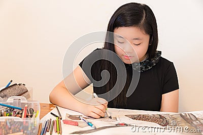 Young Artist Drawing