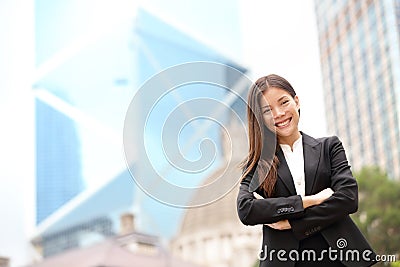 Young Asian business people businesswoman portrait