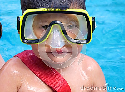 A young diver