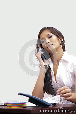 Young lady at the office