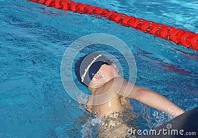 Young Male Swimmer