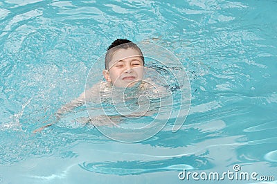 Young swimmer