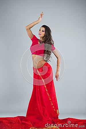 Young traditional Asian Indian woman