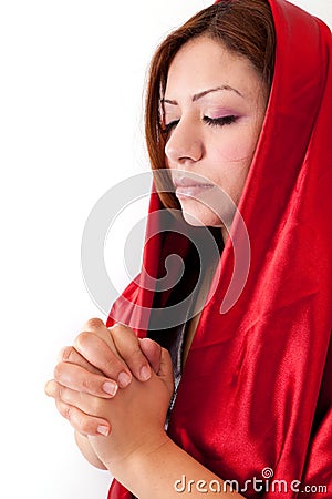 Young Woman Praying