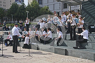 Youth amateur brass orchestra