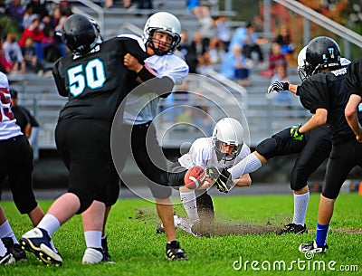 Youth American Football Punt