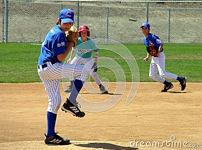 Youth Baseball Pitcher