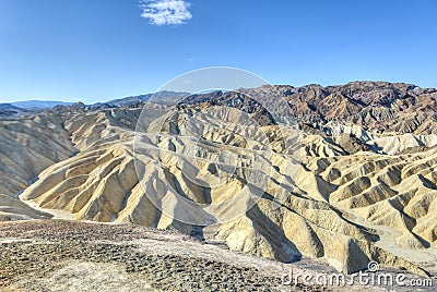 Zabriskie Point in Death Valley National Park, California