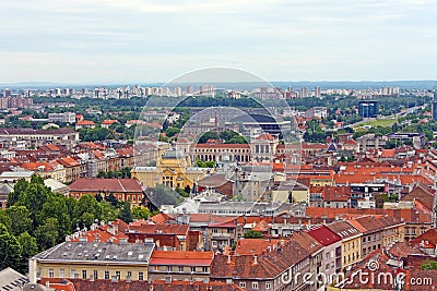 Zagreb roofs