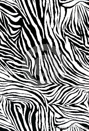 Zebra style fabric