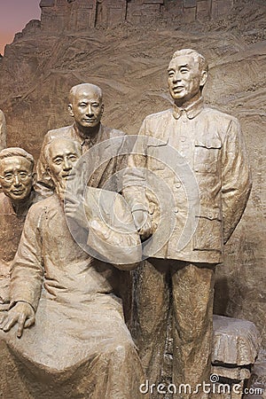 Zhouenlai and democratic parties leaders