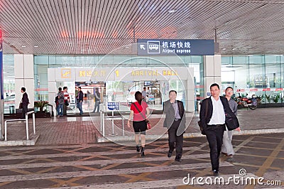 Zhuhai airport - arrival hall