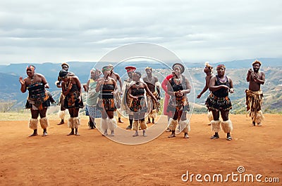 Zulu tribal dance