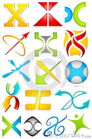 字母表另外图标x