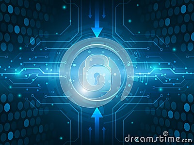 抽象技术安全全球性创新网络背景 也corel凹道例证向量.