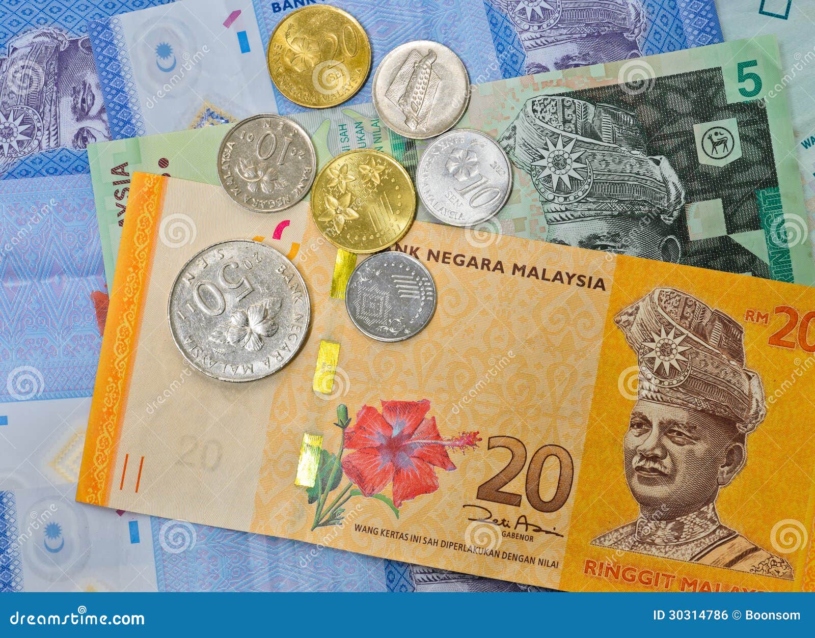 好品马来西亚1元硬币一组-价格:30元-se83673010-外国钱币-零售-7788收藏__收藏热线