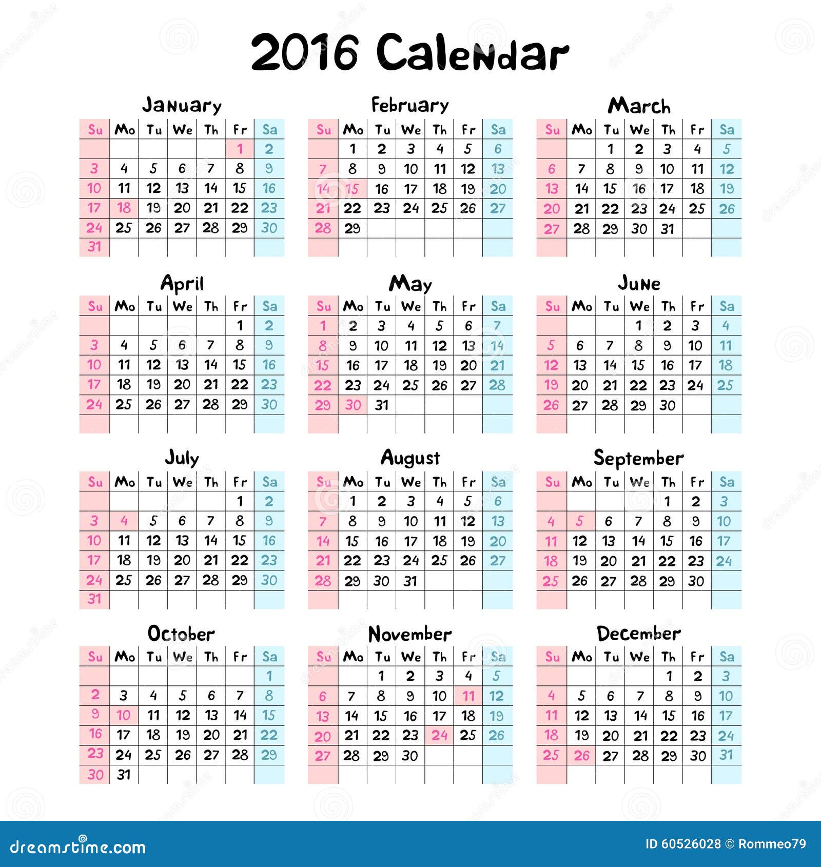 在2016年哄骗手工制造日历图片