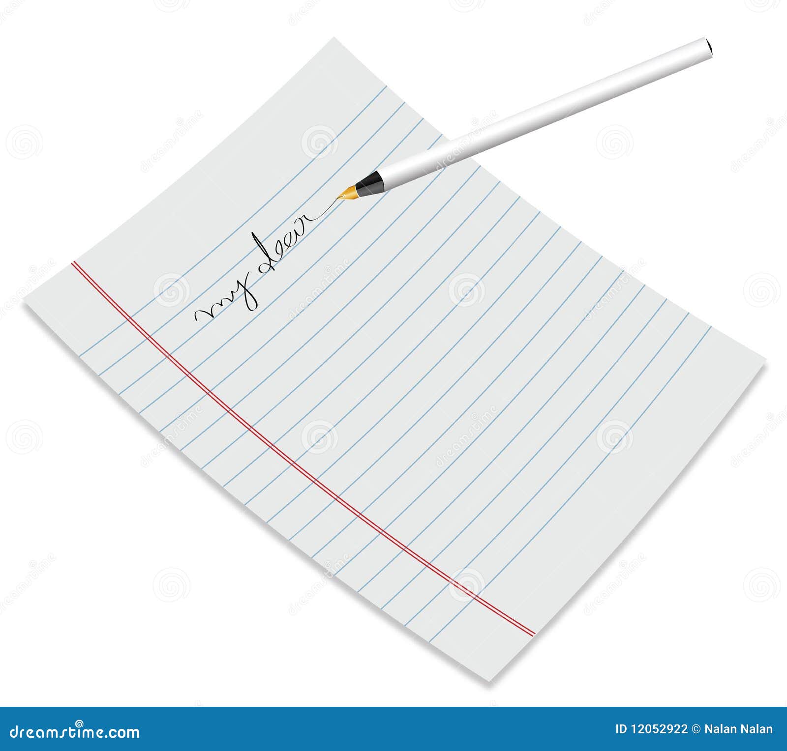 关闭的一支钢笔写在一张纸上图片下载 - 觅知网