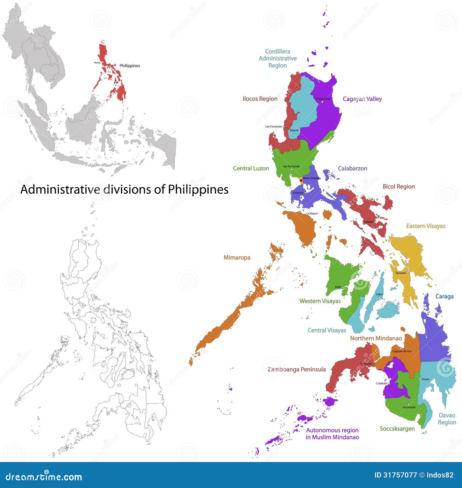 菲律宾地图图片