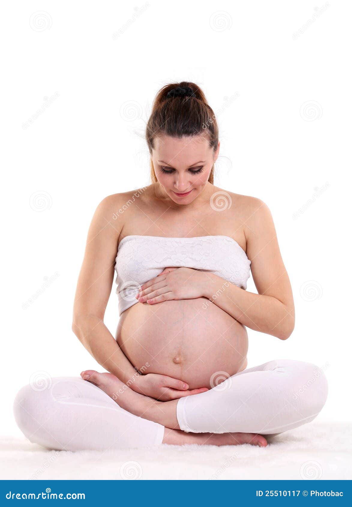 Pregnant Woman Sitting 81
