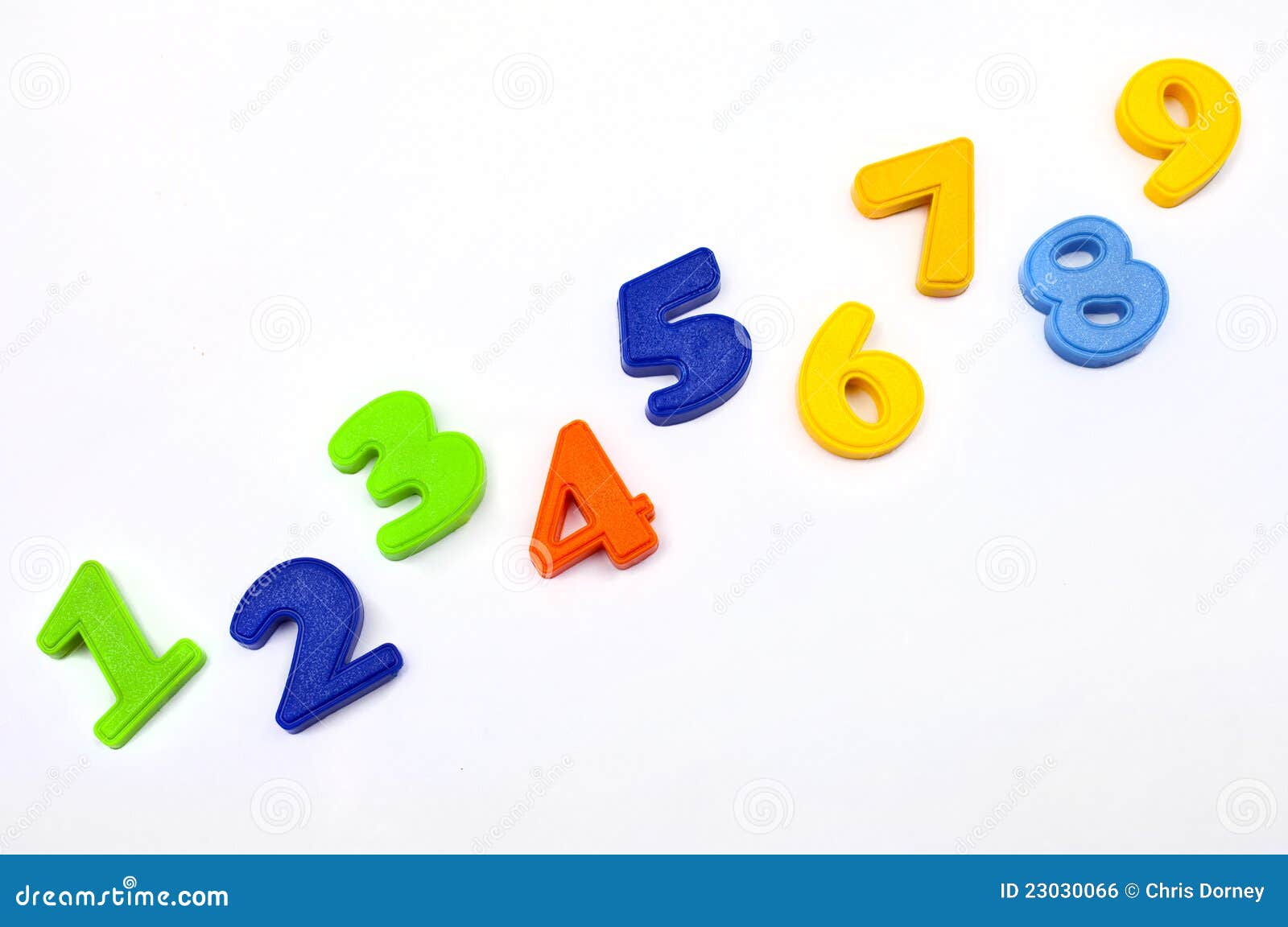 1,2,3,4,5,6,7,8,9 Numbers Royalty Free Stock Image - Image: 23030066
