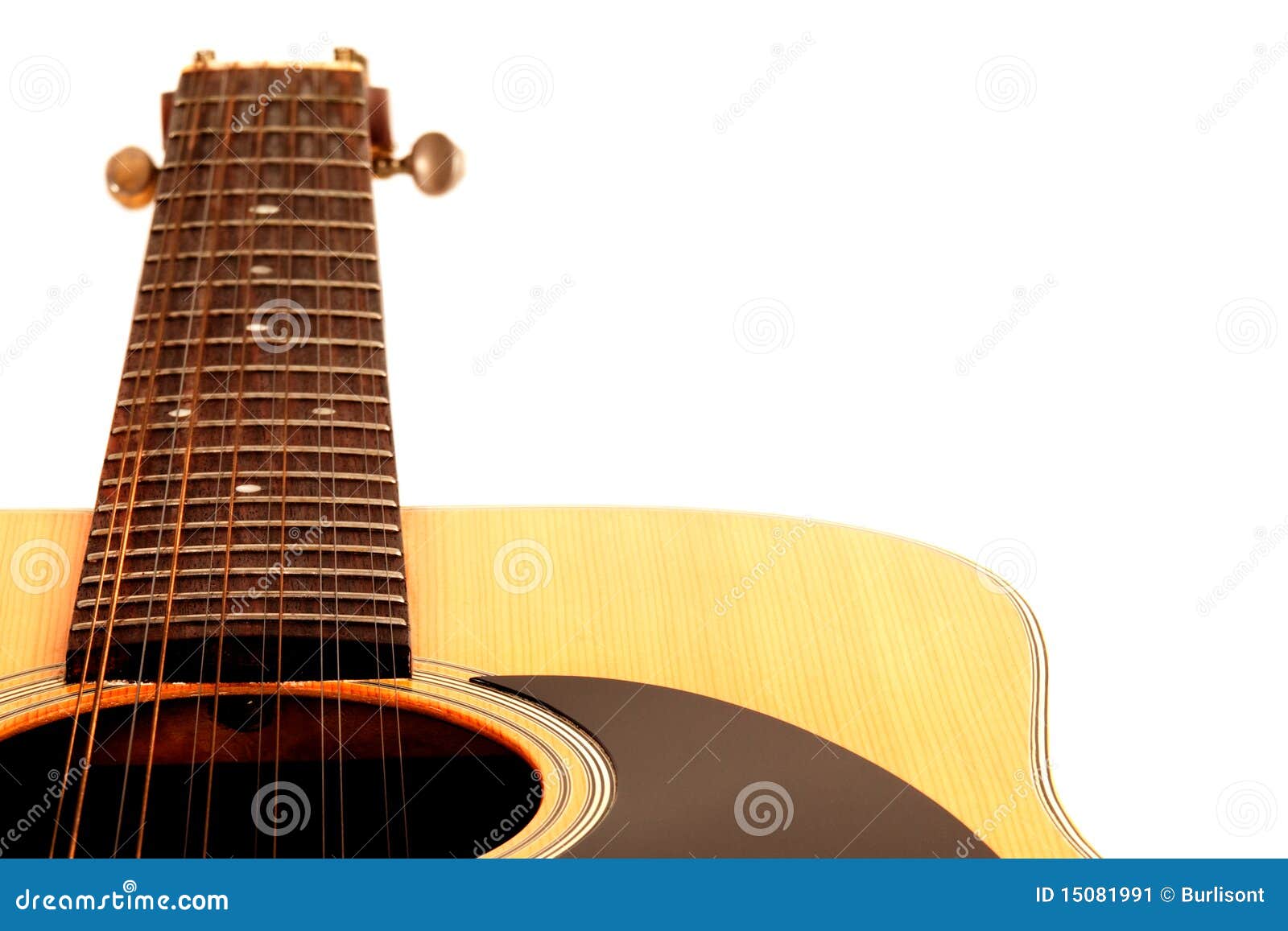 12 String Guitar White
