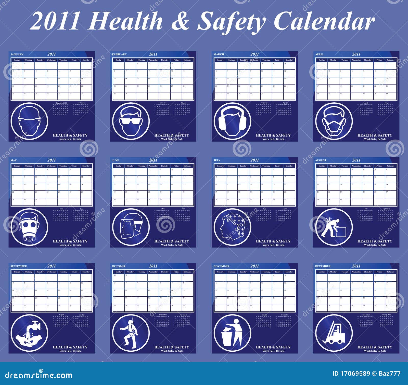 2011-health-and-safety-calendar-royalty-free-stock-images-image-17069589