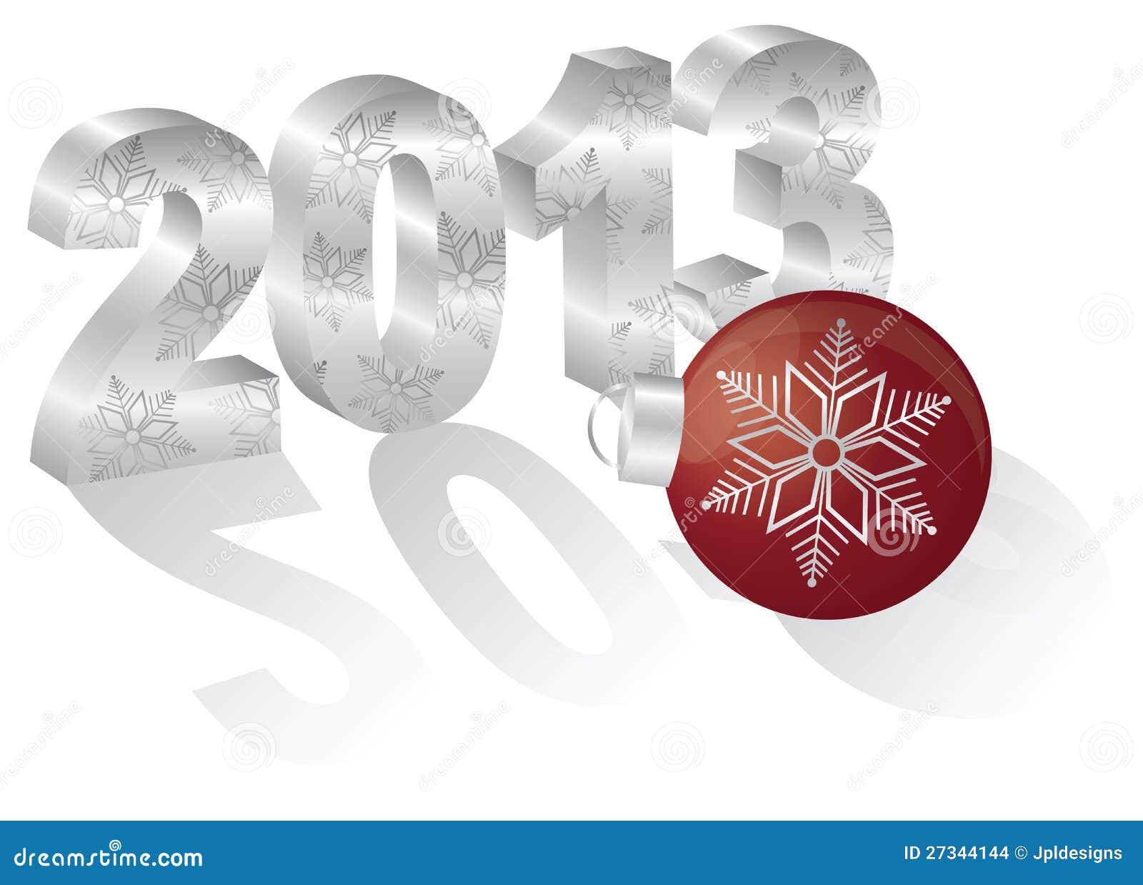 3 Dimensional Map Of The United States 2013 Happy New Year 3D Numbers And Red Ornament With Long Shadows On on 3 dimensional World Map Full Screen on 3 dimensional united states ...