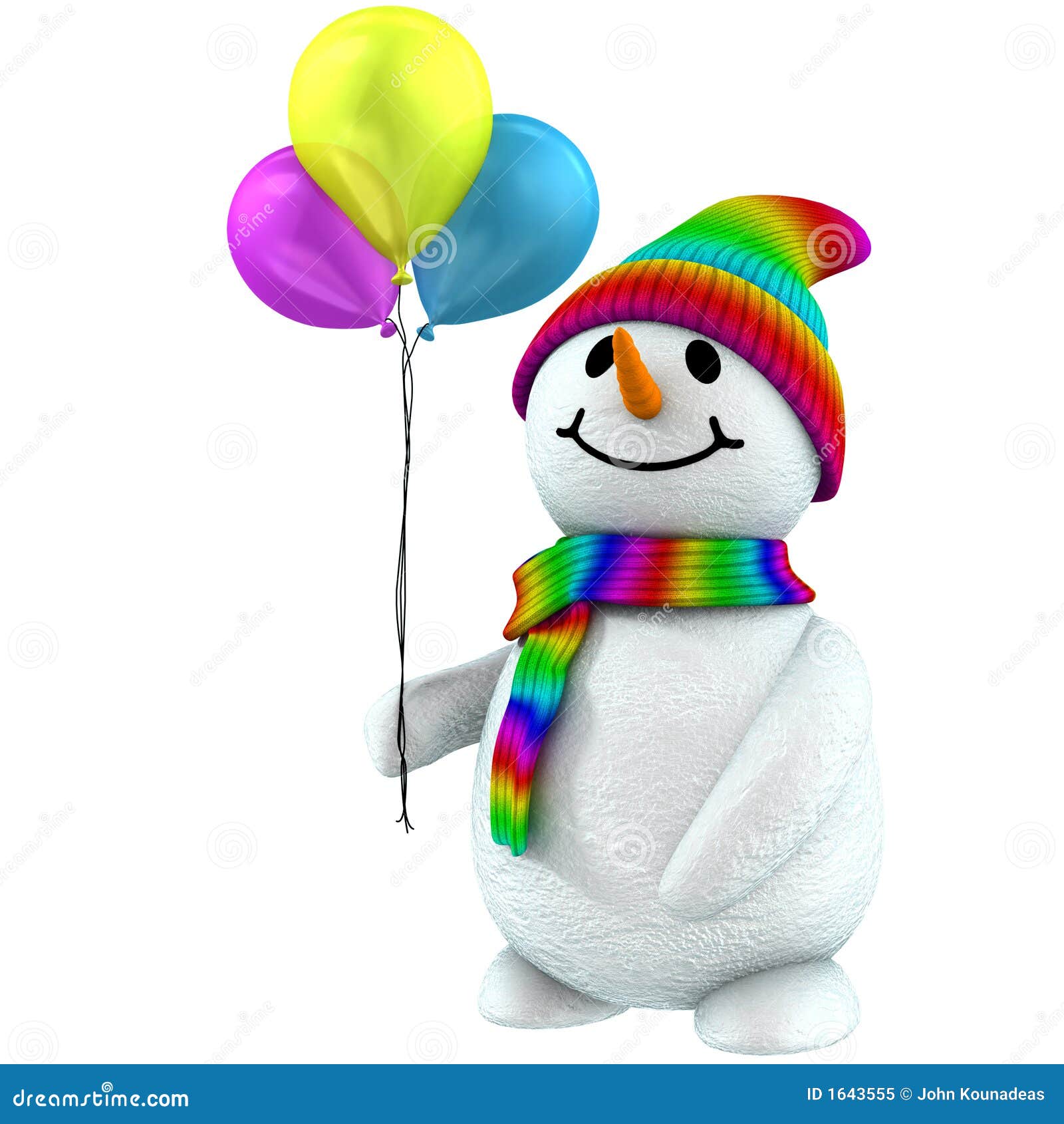 Snowman Holding Birthday Cake Snowman Holding Birthday Cake