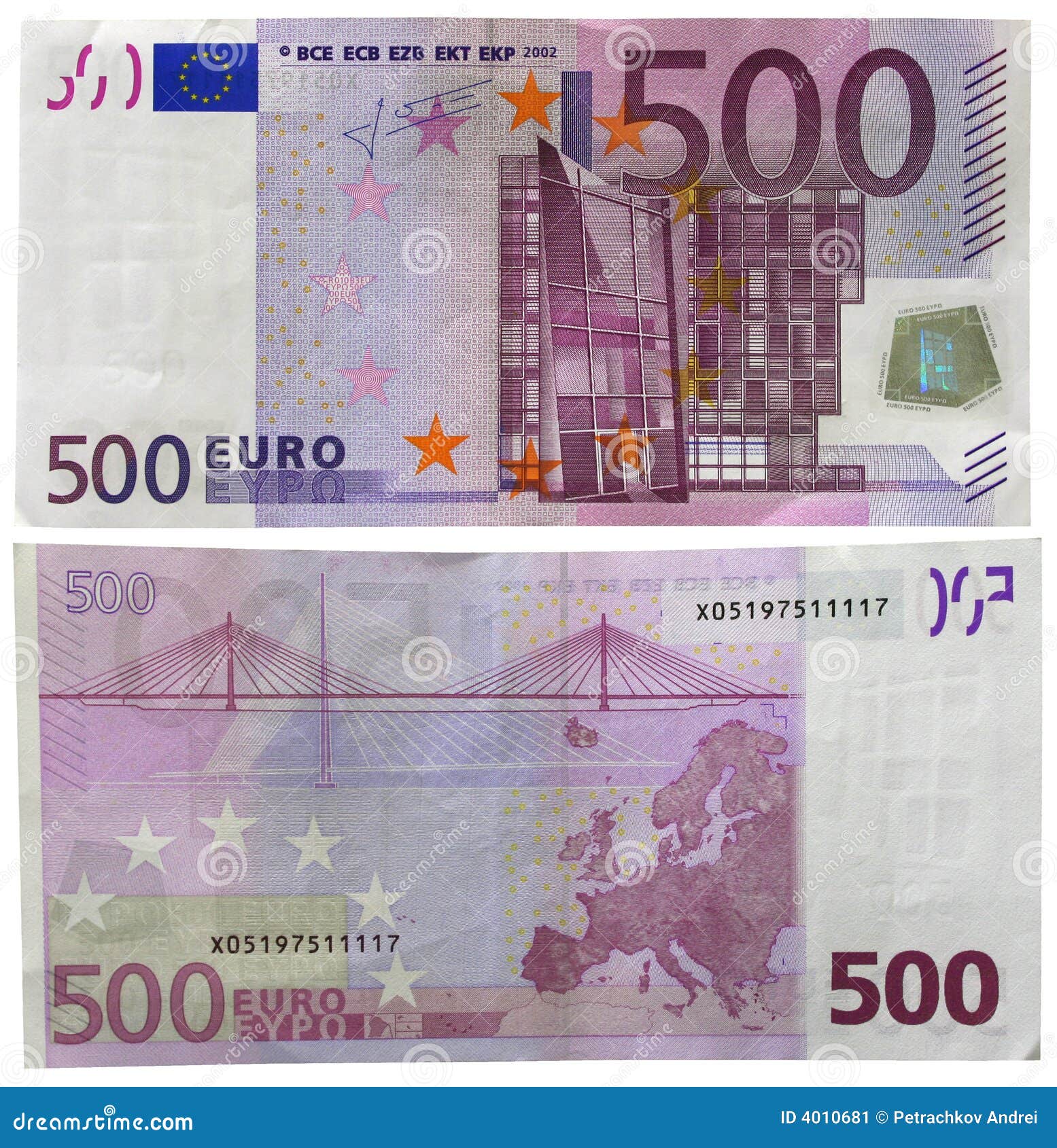 500 Euro Stock Image - Image: 4010681