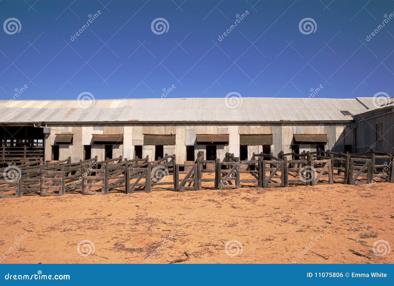 Abandoned Shearing Shed Royalty Free Stock Image - Image: 11075806