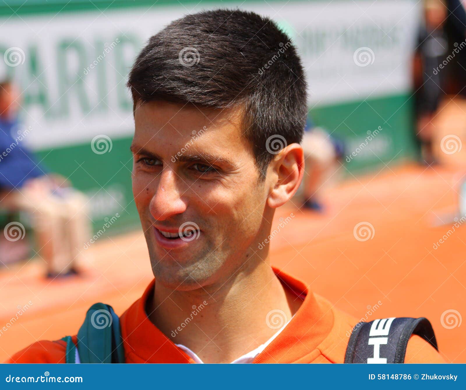 ... während des dritten Rundenmatches bei Roland Garros 2015 Redaktionelles