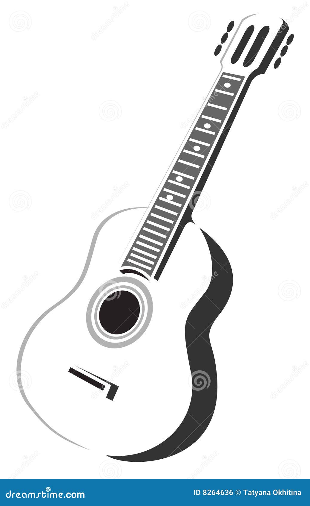 Acoustic Guitar Silhouette