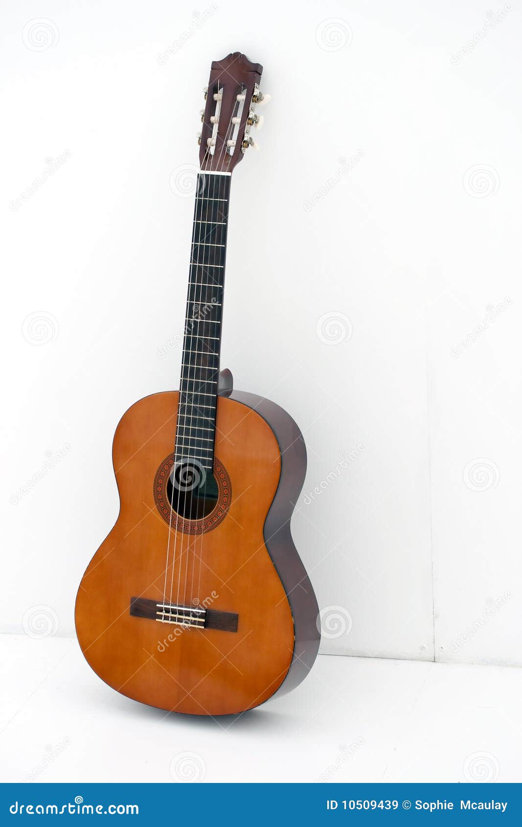 White Acoustic Guitar